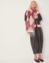 Feliz Fair Isle Cardigan , Brown (CHOCOLATE), large