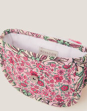 Floral Quilted Cross Body Bag, , large