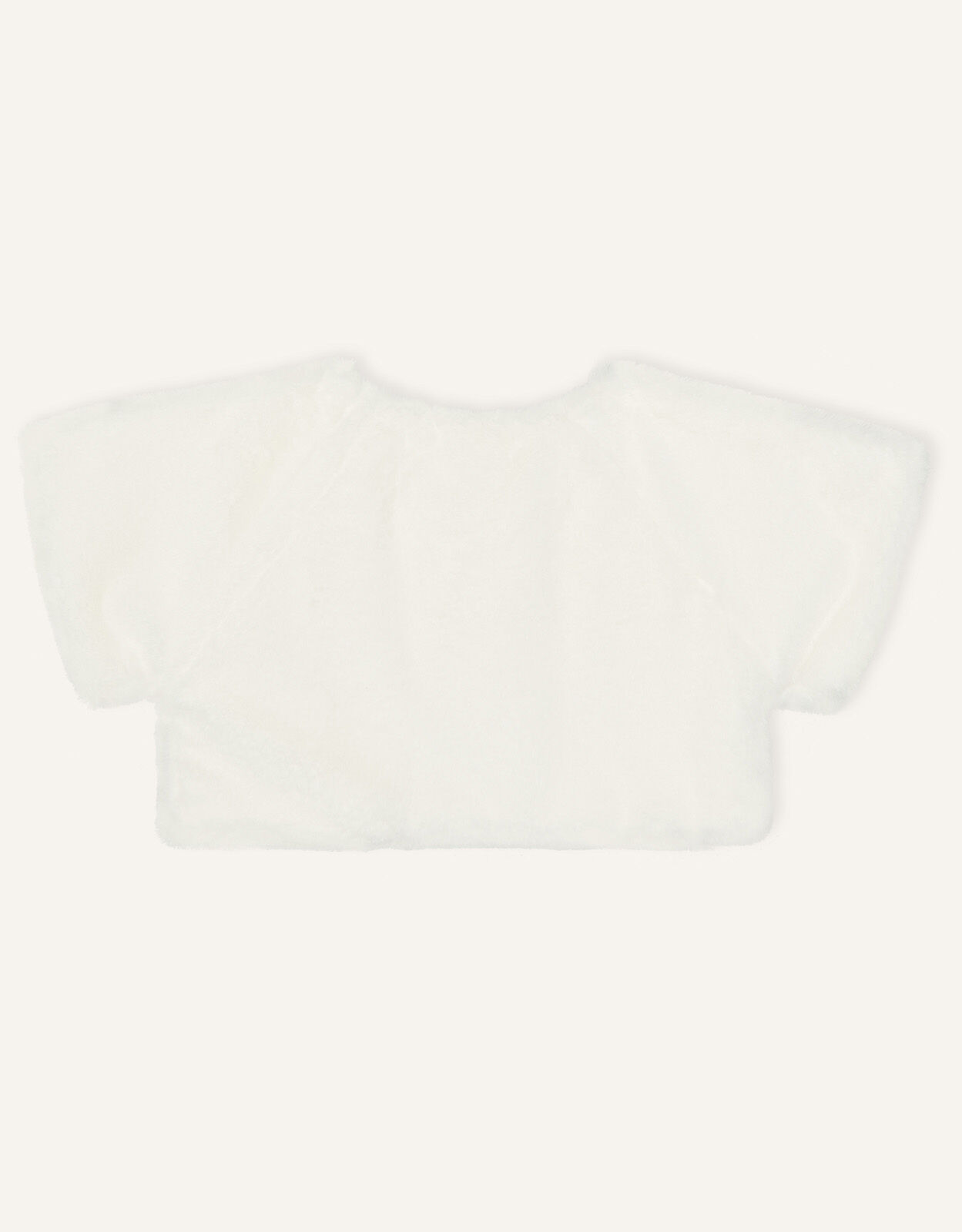 Faux Fur Shrug Ivory Girls Cardigans Monsoon Global