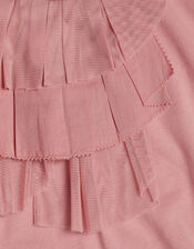 Multi Ruffle Layer Long Sleeve Top, Pink (PINK), large