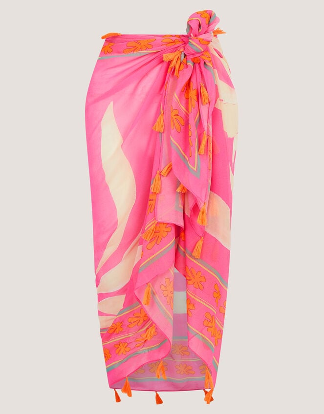 Paloma Palm Print Sarong, , large