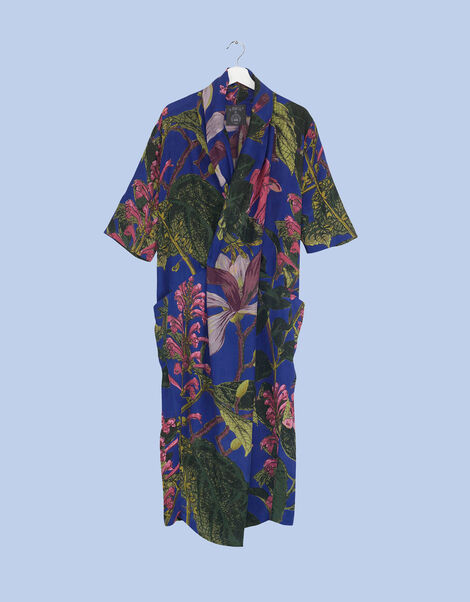 One Hundred Stars Magnolia Print Rachel Dress Purple, Purple (PURPLE), large
