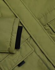 Hooded Parka Coat, Green (GREEN), large