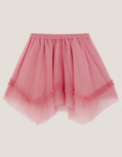 Kristi Floral Embellished Tulle Skirt, Pink (DUSKY PINK), large