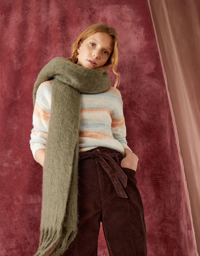 Plain Blanket Scarf, , large