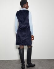 Soha Corduroy Pinafore Dress, Blue (NAVY), large