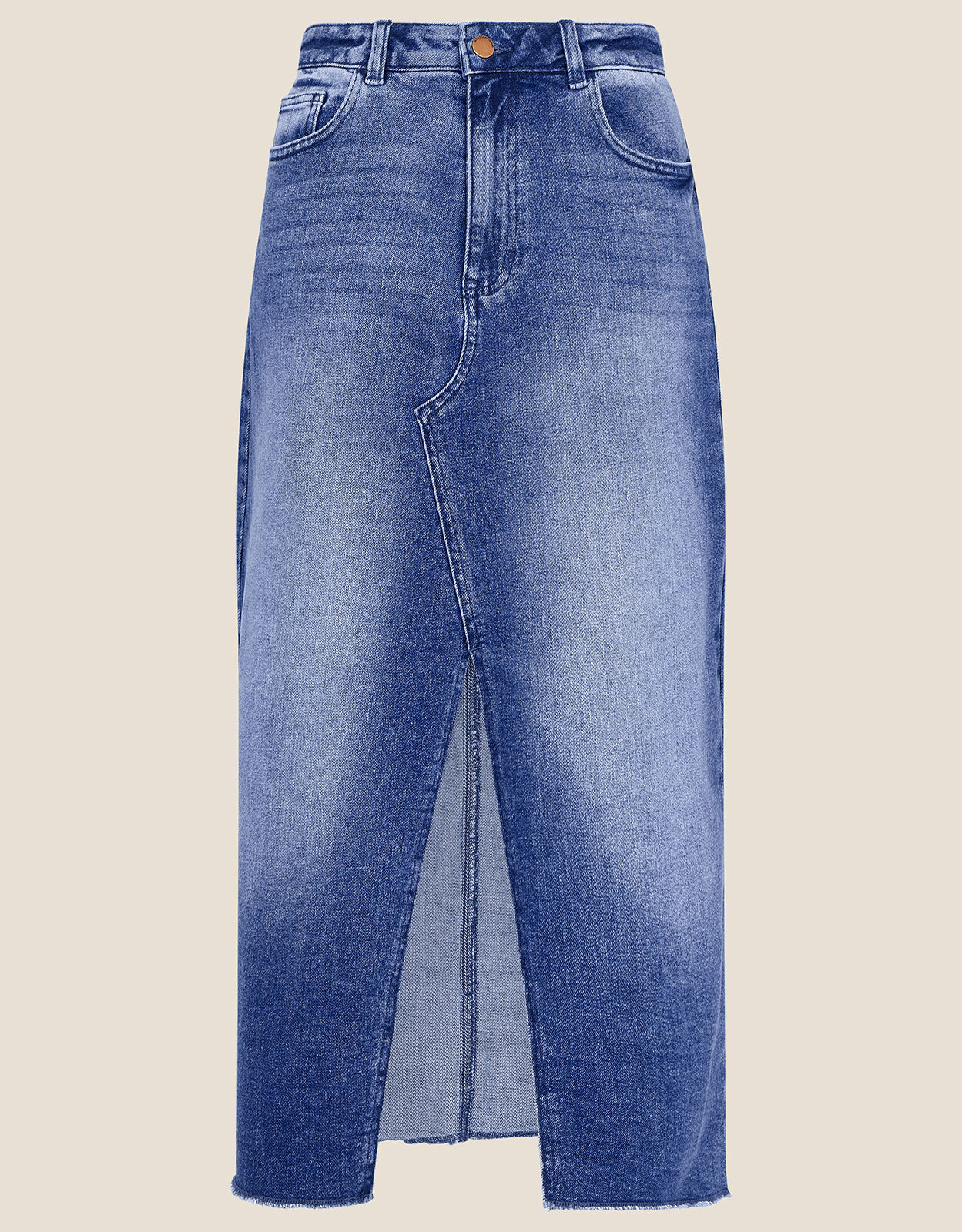 Monsoon denim shop skirt sale