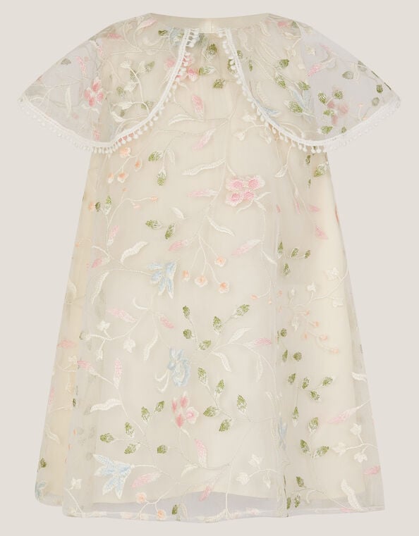 Baby Floral Embroidered Swing Dress, Multi (MULTI), large