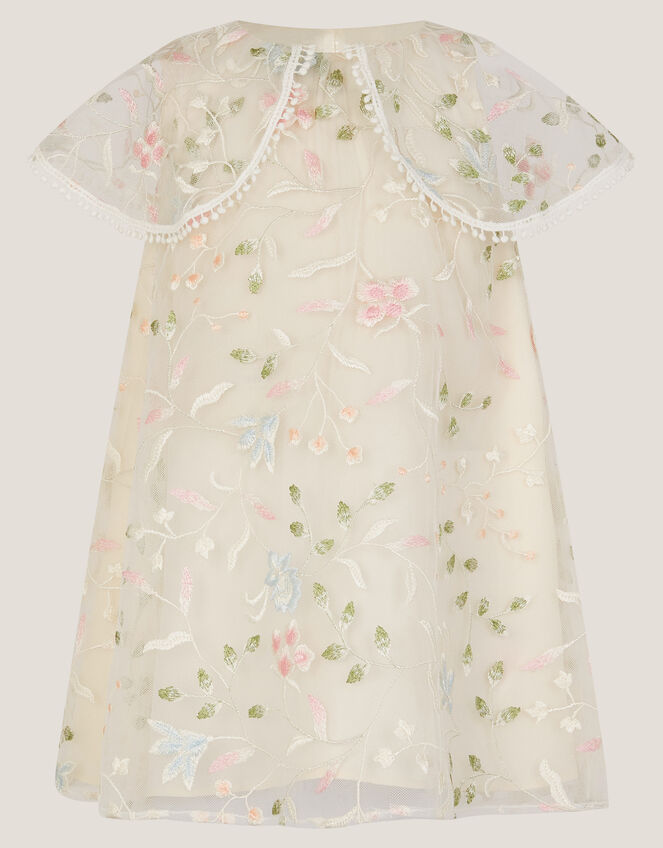 Baby Floral Embroidered Swing Dress, Multi (MULTI), large