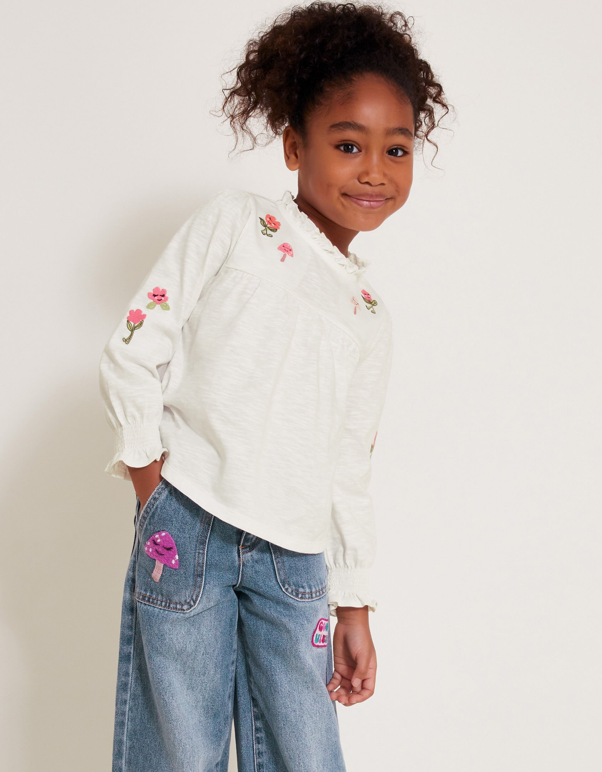 Girl s Tops T Shirts Girls Sequin Tops Monsoon Global