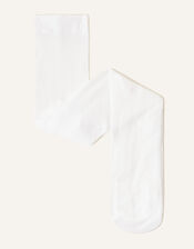 Baby Bridal Spot Tights, White (WHITE), large