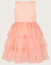 Botanical Hand Embellished Dress , Pink (PINK), large