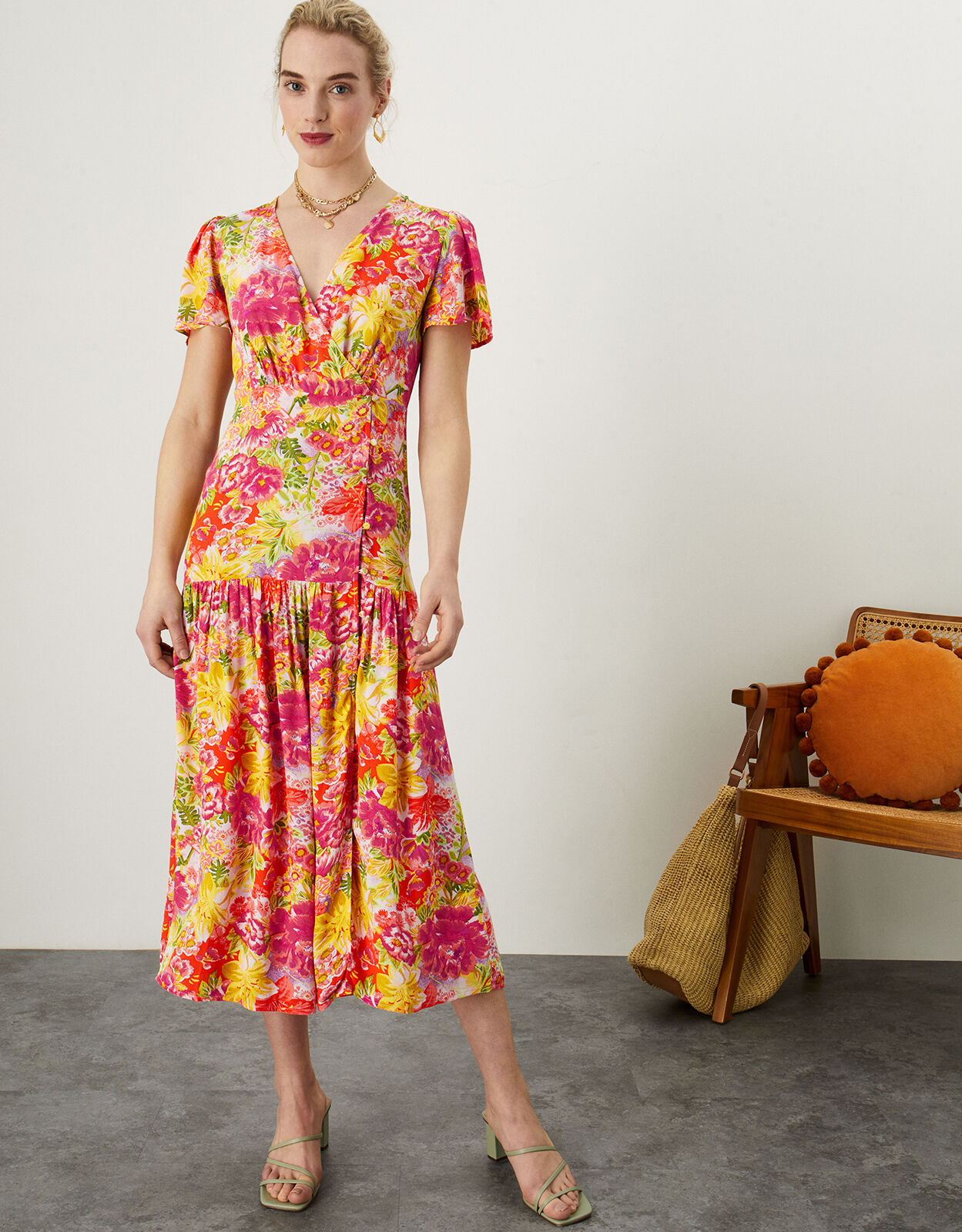 Monsoon bernadette top dress