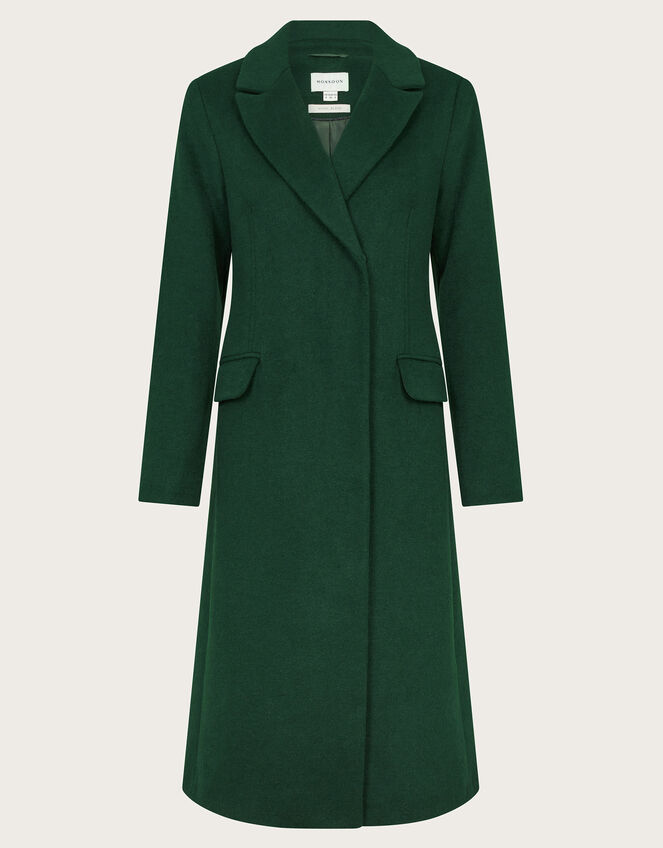 Arabella A-Line Coat, Green (OLIVE), large