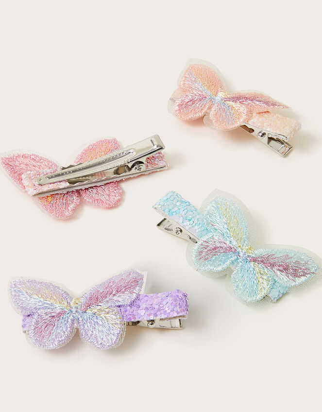 4-Pack Ombre Butterfly Clips, , large