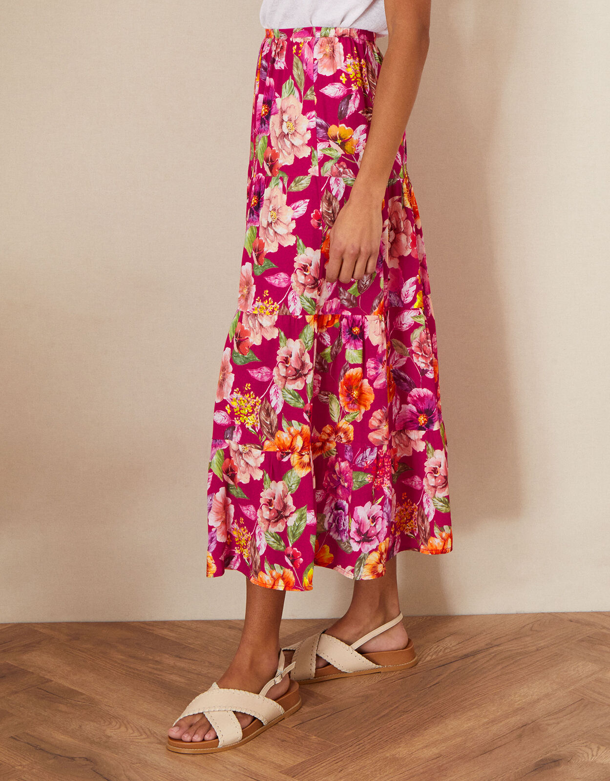 Bethany Floral Maxi Skirt in 