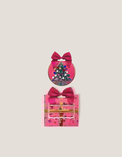 Stick On Earrings & Bracelets Christmas Gift Set, , large