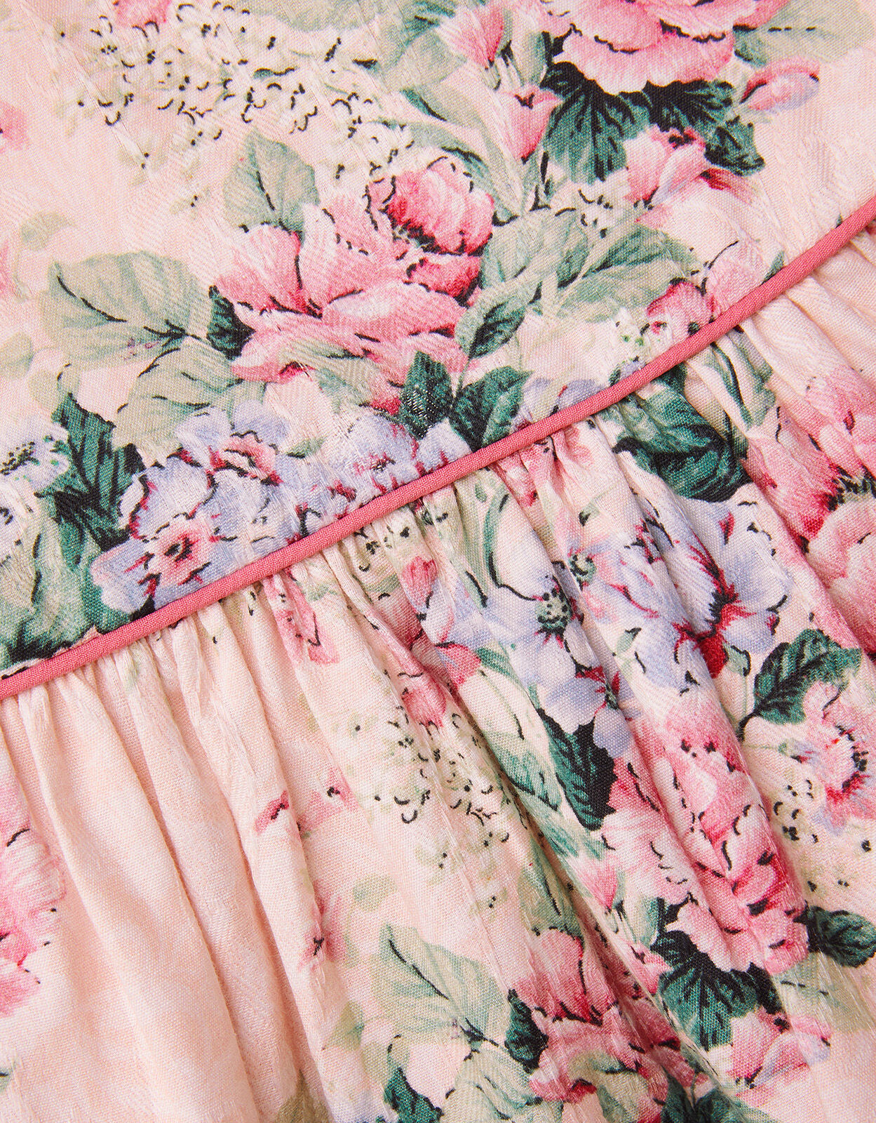 Jacquard Rose Dress Pink