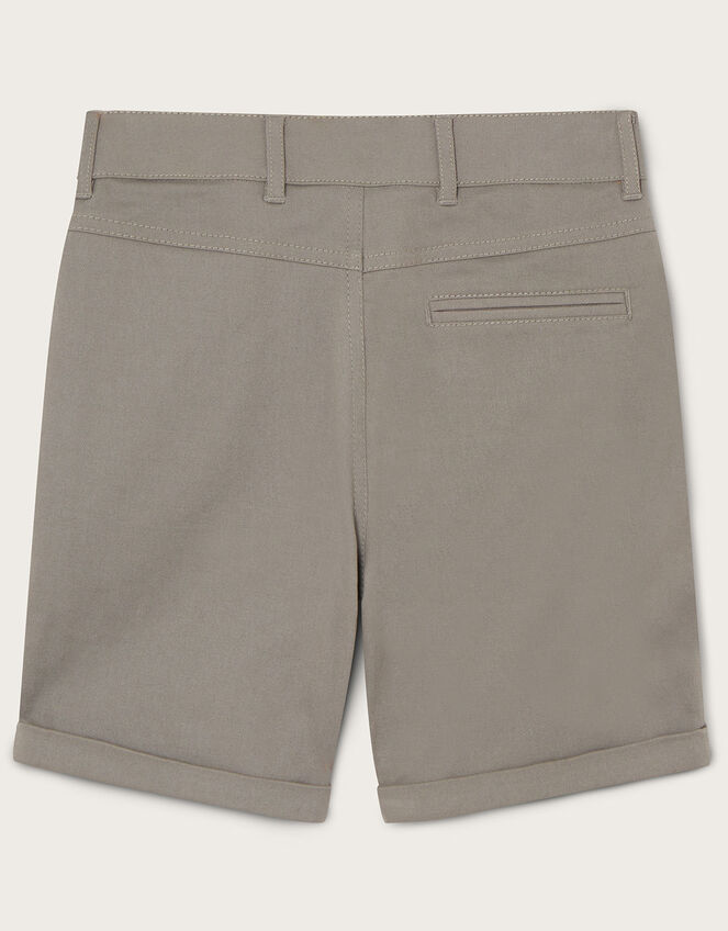 Chino Easy Fastening Shorts, Gray (GREY), large