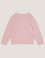 House Scene Knit Christmas Jumper, Pink (PINK), large