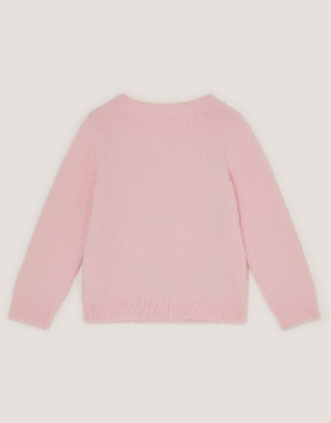 House Scene Knit Christmas Jumper, Pink (PINK), large