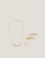 Jewel Heart Hair & Jewellery Set, , large