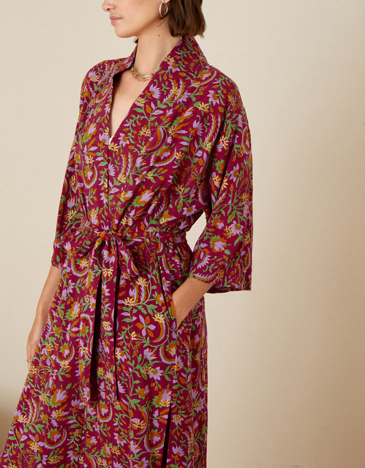 Womens Soft Cotton Knit Jersey Lounge Robe with Pockets, Long Bathrobe –  Alexander Del Rossa