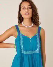 Embroidered Lace Cami, Teal (TEAL), large