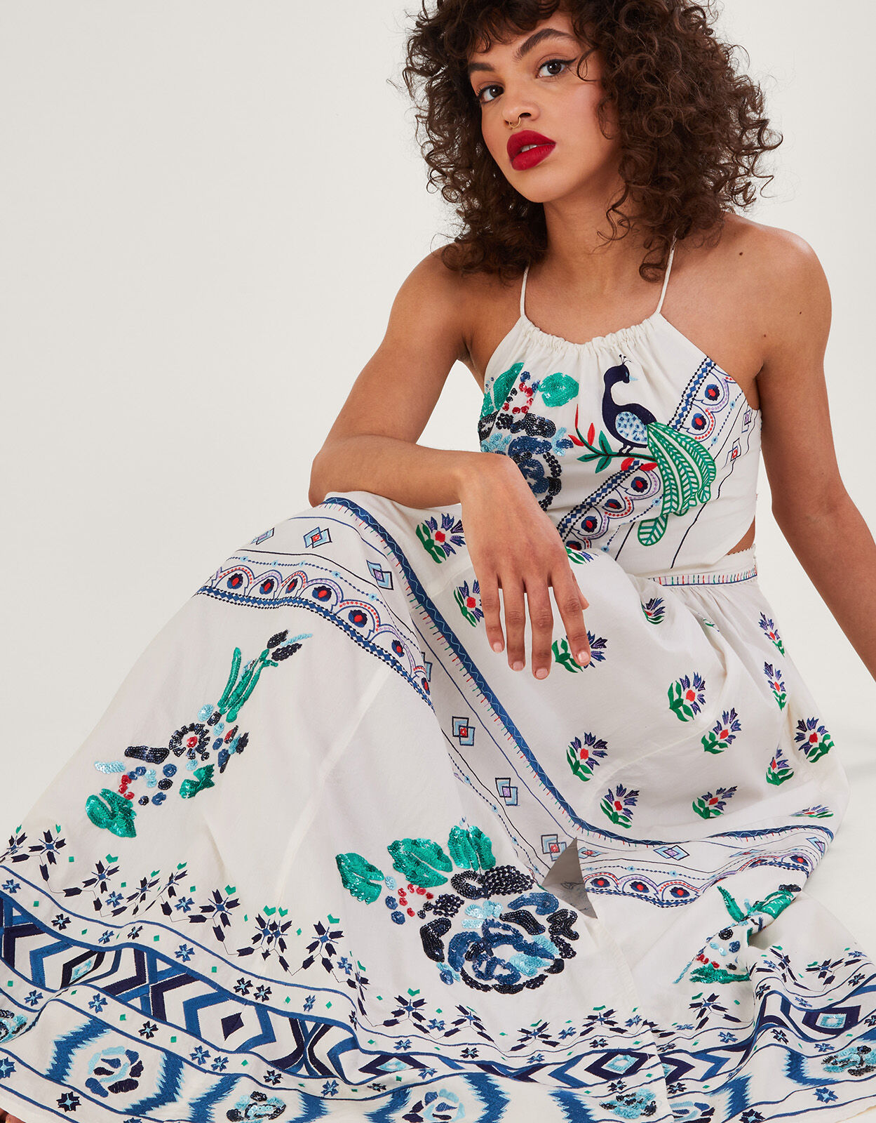 Monsoon angelina top maxi dress