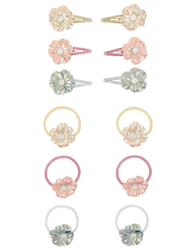 Shimmer Daisy Hair Accessory Set, , large