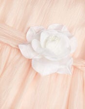 Baby Rossy Corsage Belt Dress, Pink (PINK), large