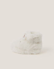 Baby Bunny Slipper Booties, Ivory (IVORY), large