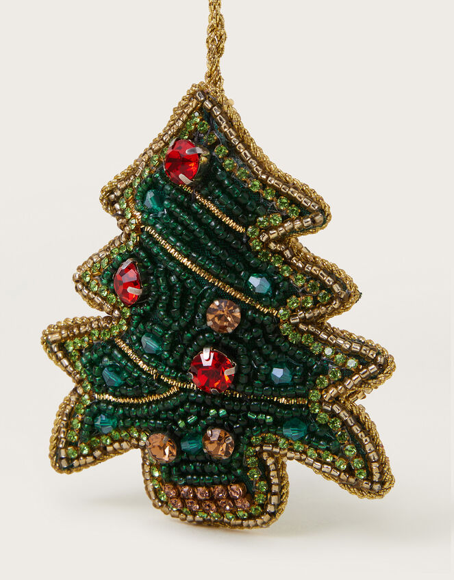 Embellished Christmas Tree Hanging Decoration, , large