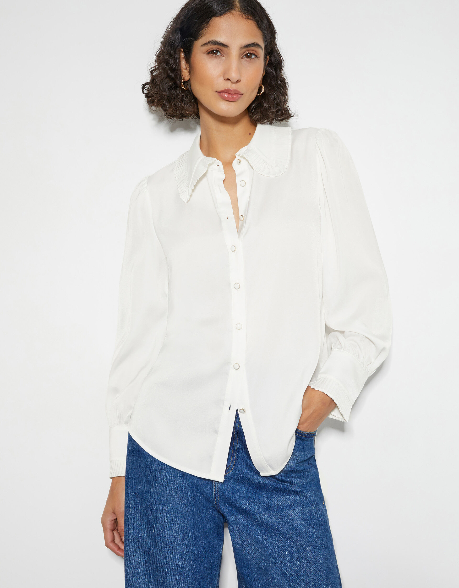White Women s Tops T Shirts Dressy Tops Floral Tops Camis Monsoon ROI