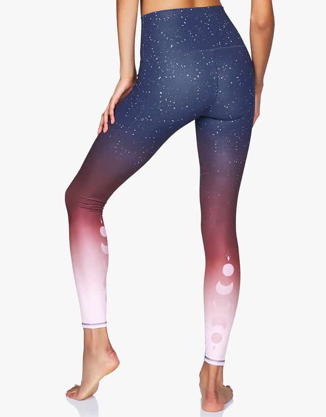 Moonchild Deep Shade Printed Leggings, Blue (BLUE), large