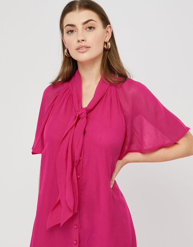 Paige Shirt Dress, Pink (PINK), large