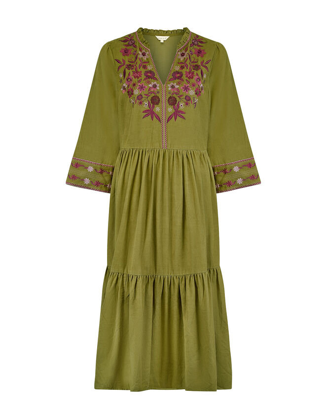 East Janelle Cord Dress, Green (GREEN), large
