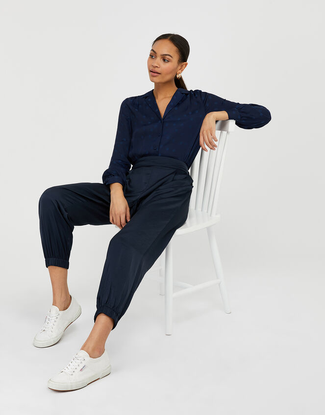 Relaxed Genie Trousers, Blue (NAVY), large