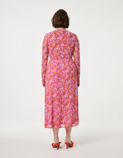 Fabienne Chapot Natty Wrap Midi Dress, Pink (PINK), large