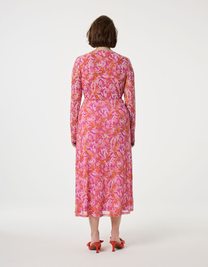 Fabienne Chapot Natty Wrap Midi Dress, Pink (PINK), large
