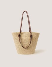 Callie Thorpe x Monsoon Straw Tote Bag, , large
