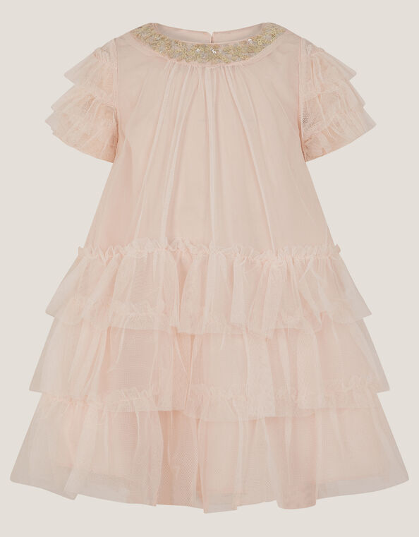 Baby Alexandra Embellished Swing Dress, Pink (PINK), large