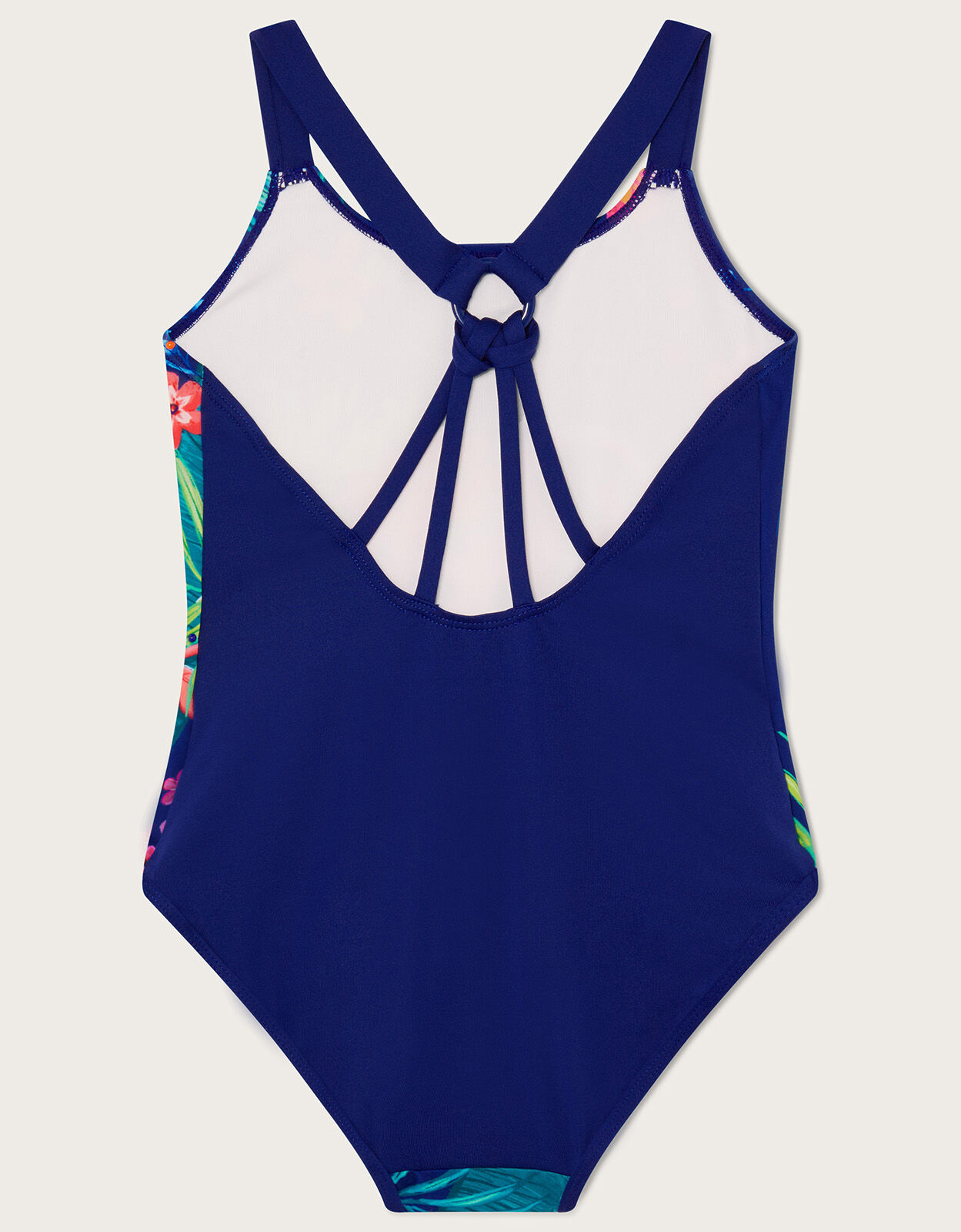 Girls navy blue swimsuit cheap