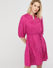 Manilla Printed Dress in LENZING™ ECOVERO™, Pink (PINK), large