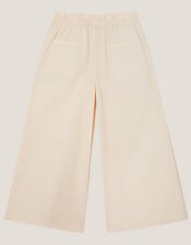 Crochet Pocket Wide Leg Pants, Ivory (IVORY), large