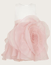 Baby Organza Flower Cancan Dress, Pink (PINK), large