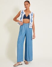 Suzie Bikini Top, Blue (NAVY), large