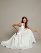 Colette Midi Wedding Dress, Ivory (IVORY), large