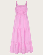 Cirilla Cutwork Dress, Pink (PINK), large