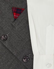 3-Piece Waistcoat & Shirt, Grey (GREY), large